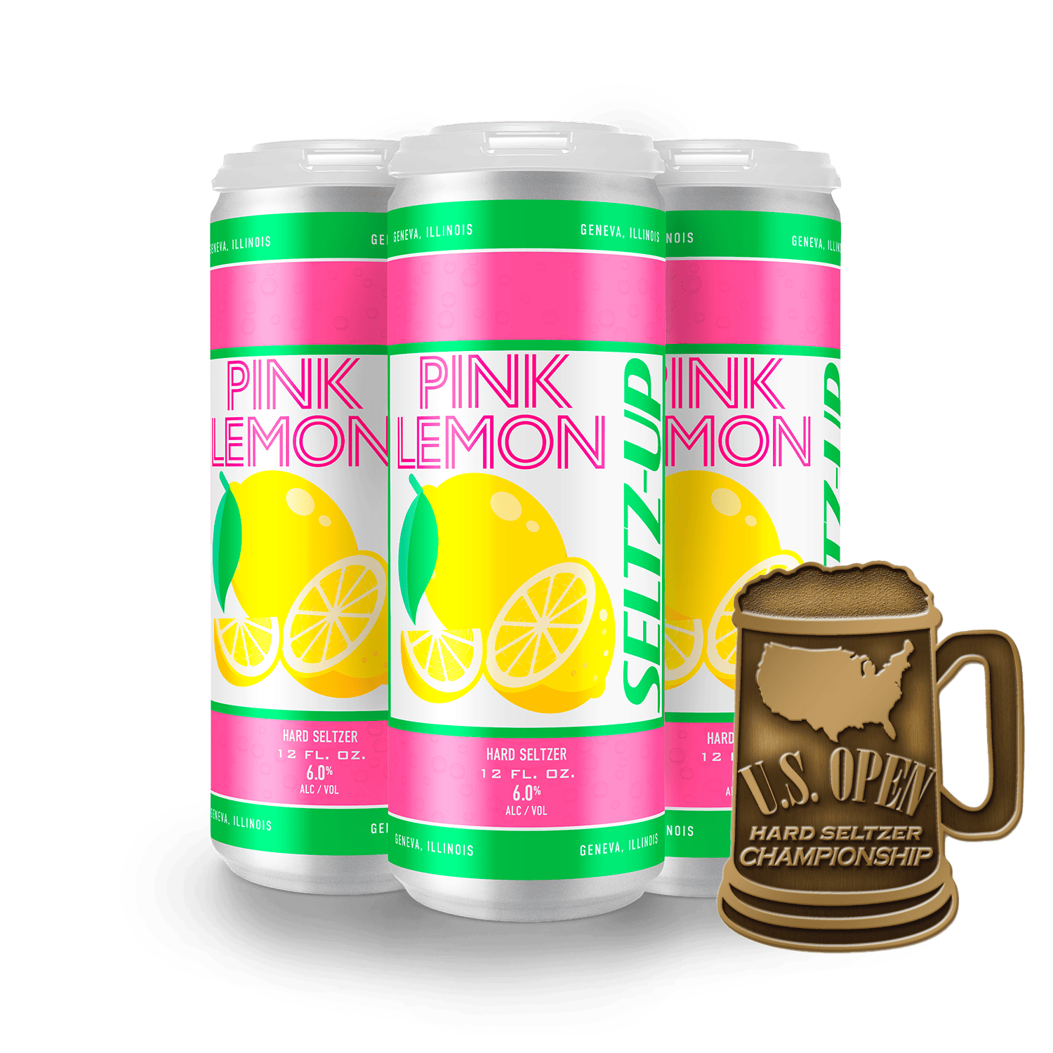 Pink Lemon Seltz-Up Gold Medal