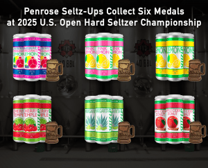 Penrose Brewing Repeats Six Medal Wins at 2025 U.S. Open Hard Seltzer Championship